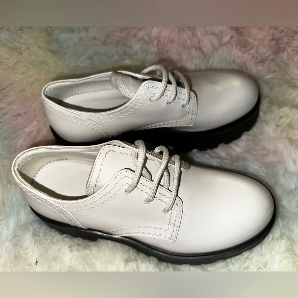 New Alexander McQueen Chunky Platform Derby White Shoes Size 36.5 - Picture 2 of 8
